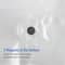Bath Bliss Heavyweight PEVA Shower Liner with 5 Mesh Pockets